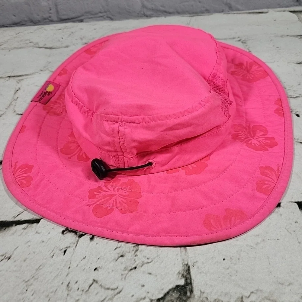 Sun Protection Zone Pink Childs Safari Bucket Hat‎ Youth Size 50-54Cm